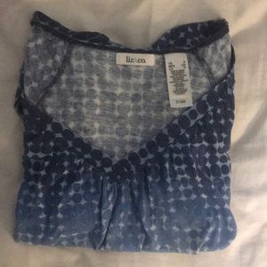 Liz&co short sleeved shirt